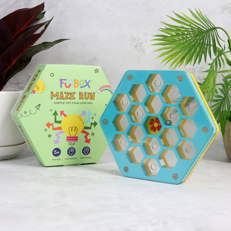Hexagon Maze Ball Brain Teaser