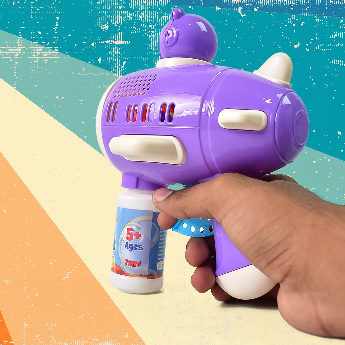 Automatic LED Bubble Gun