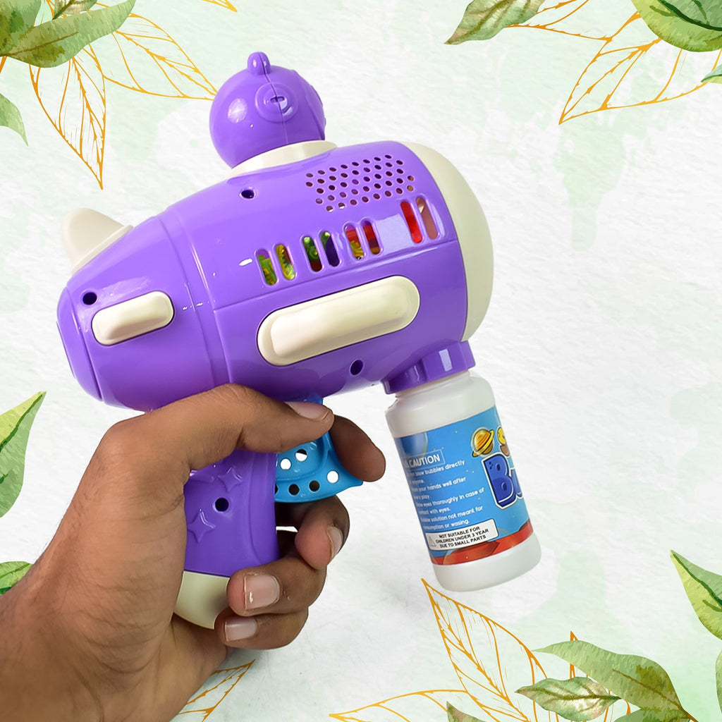 Automatic LED Bubble Gun