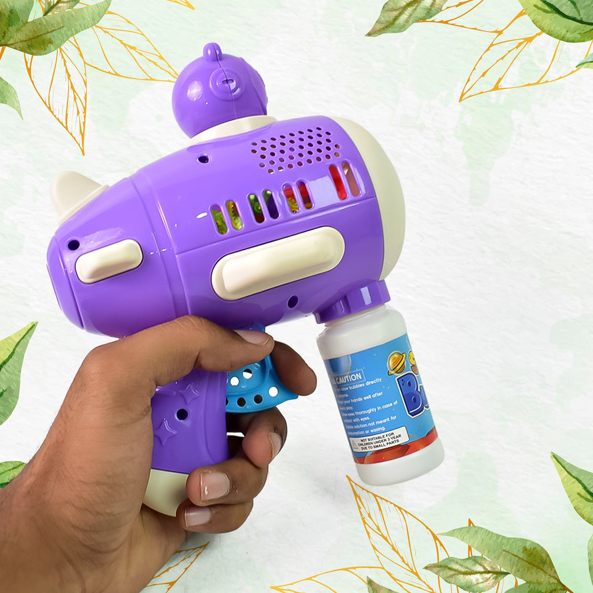 Automatic LED Bubble Gun