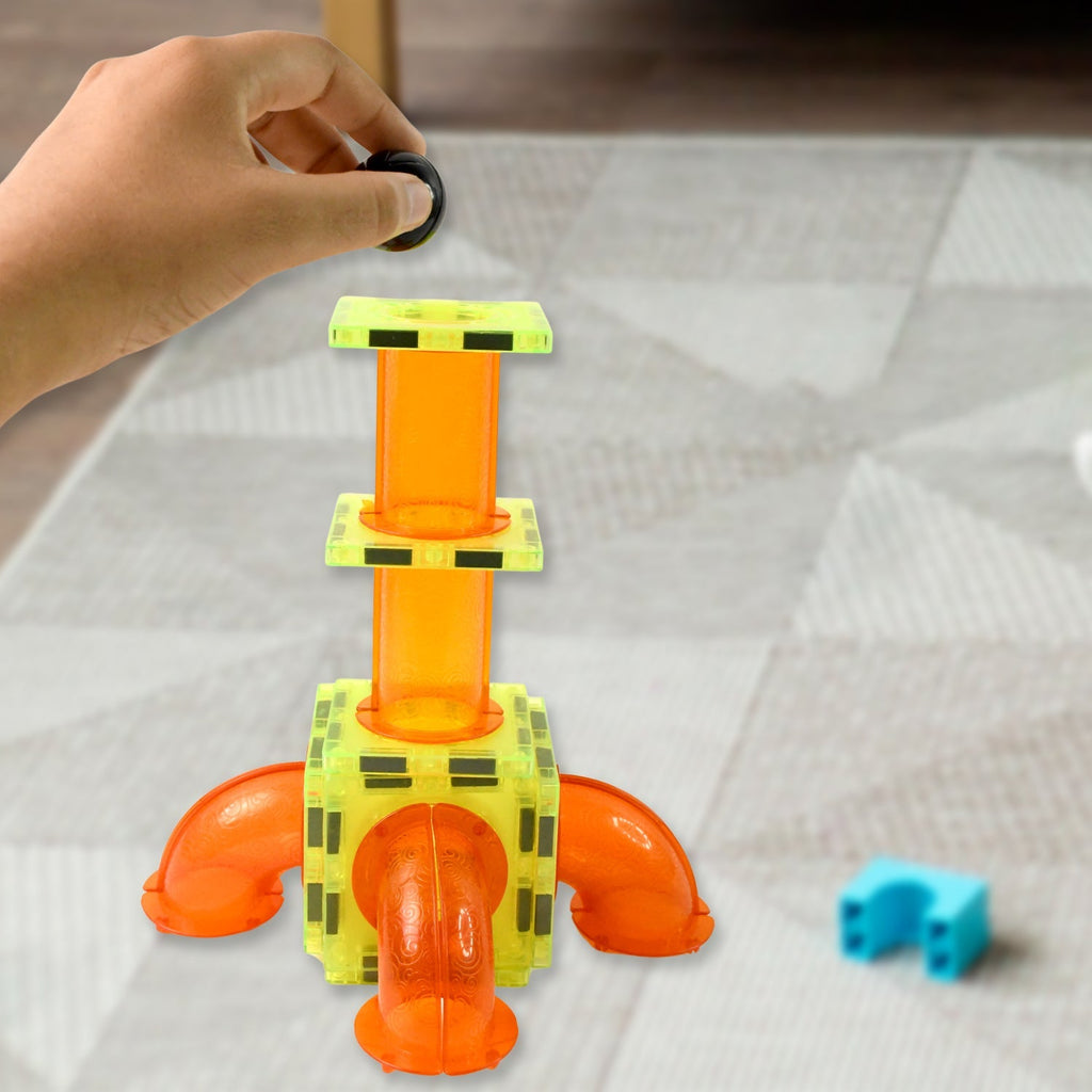 Magnetic Marble Run Building Set
