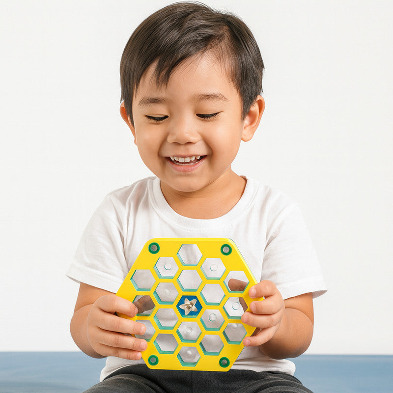 Hexagon Maze Ball Brain Teaser