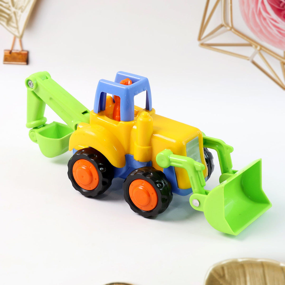 Construction Vehicle Set – 4 Mini Trucks