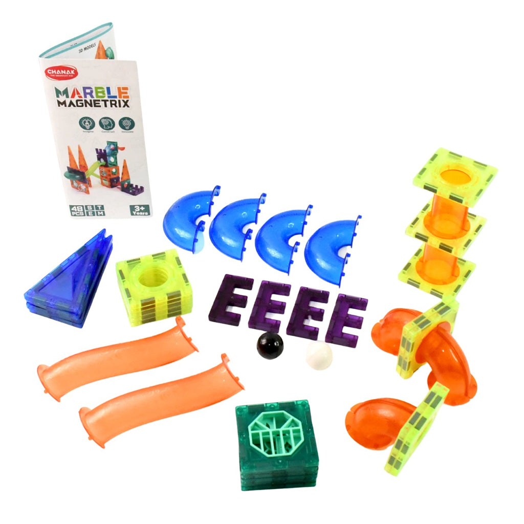 Magnetic Marble Run Building Set