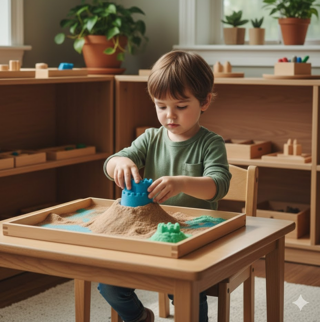 Kinetic Sand Kit – Mess-Free Creative Play