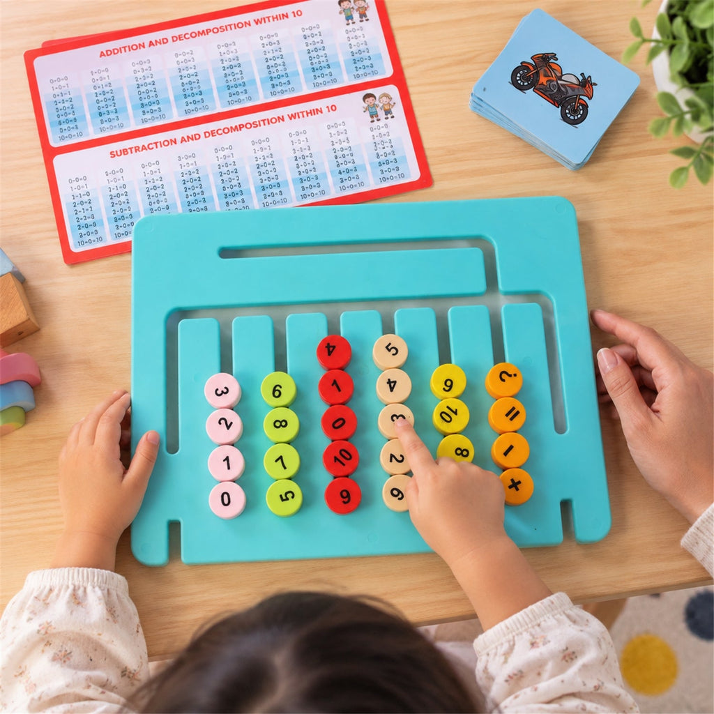 2-in-1 ABC & Maths Activity Board