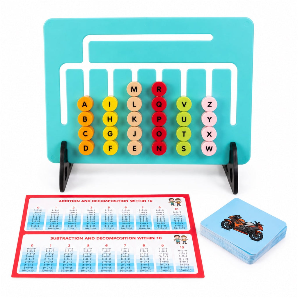 2-in-1 ABC & Maths Activity Board