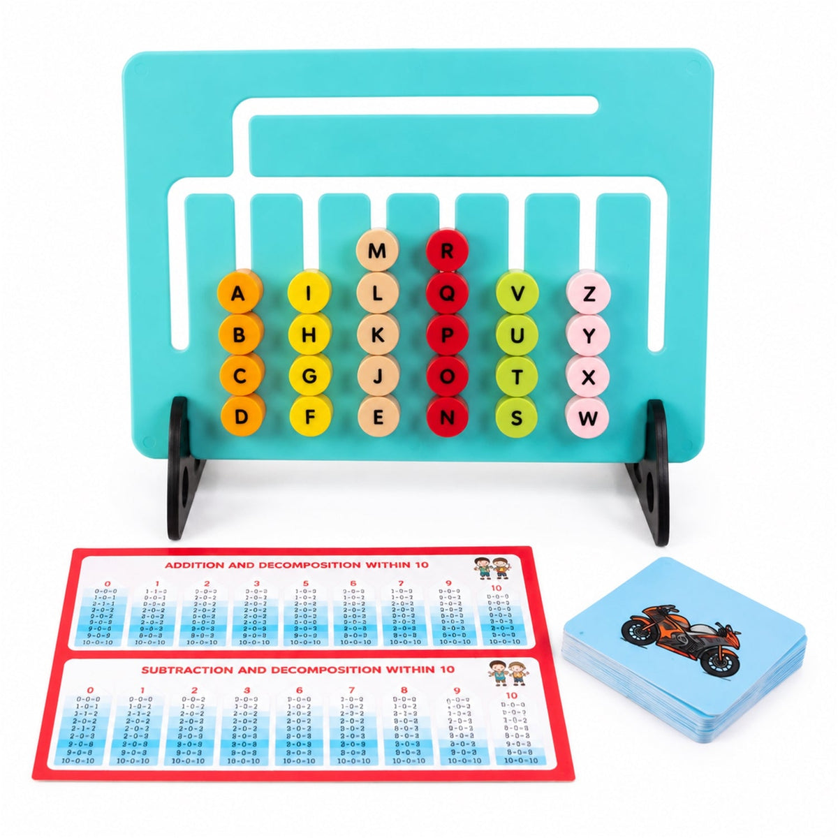 2-in-1 ABC & Maths Activity Board