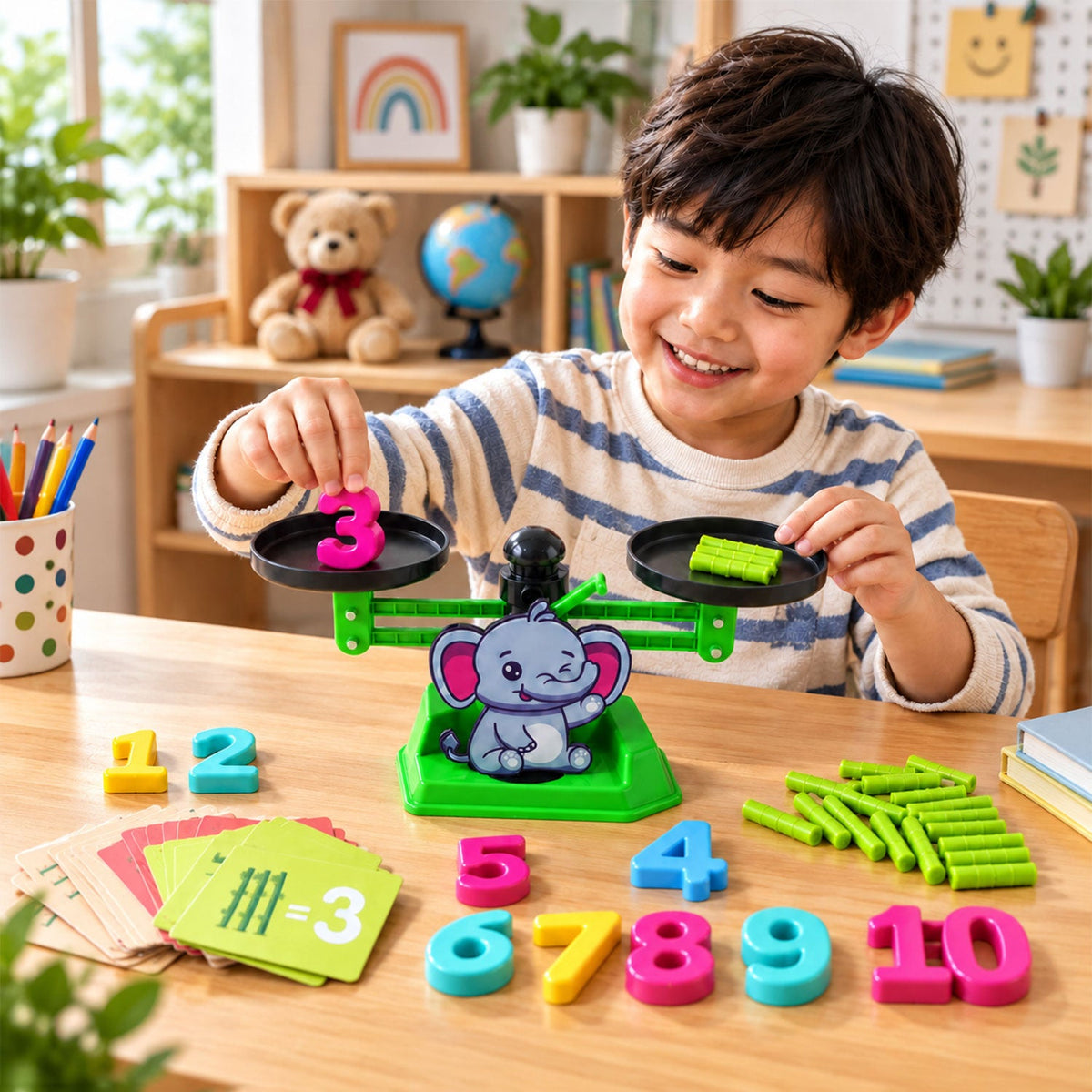 Math Balancing Scale Game