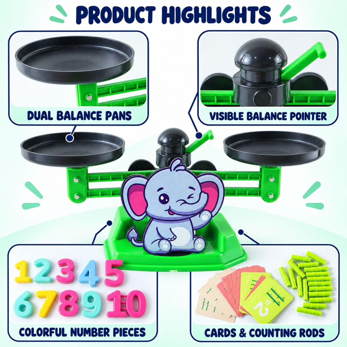 Math Balancing Scale Game