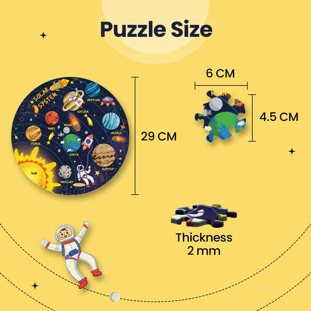 Solar System Floor Puzzle (39 Pieces)