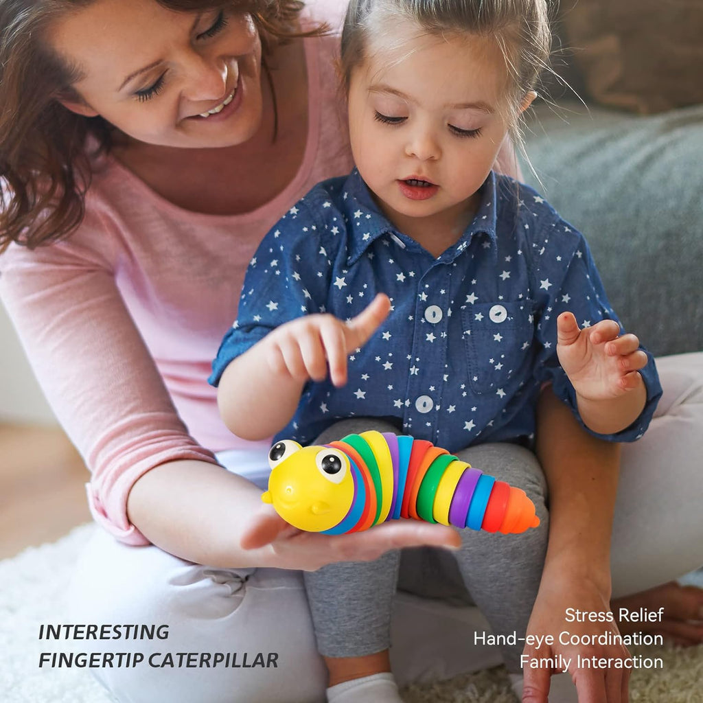 Rainbow Slug Fidget Toy