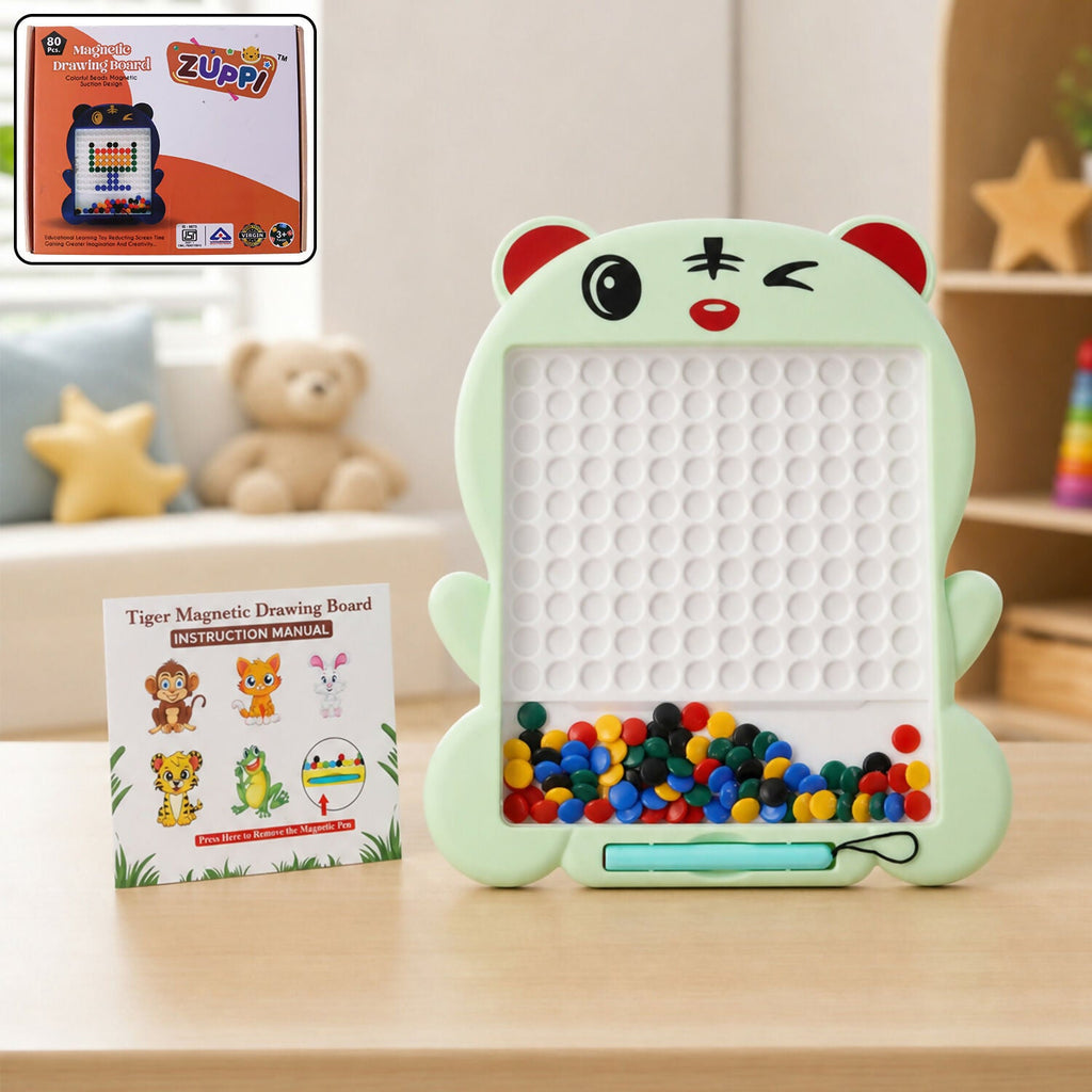 Magnetic Bead Drawing Board – Pixel Art (80 Beads)