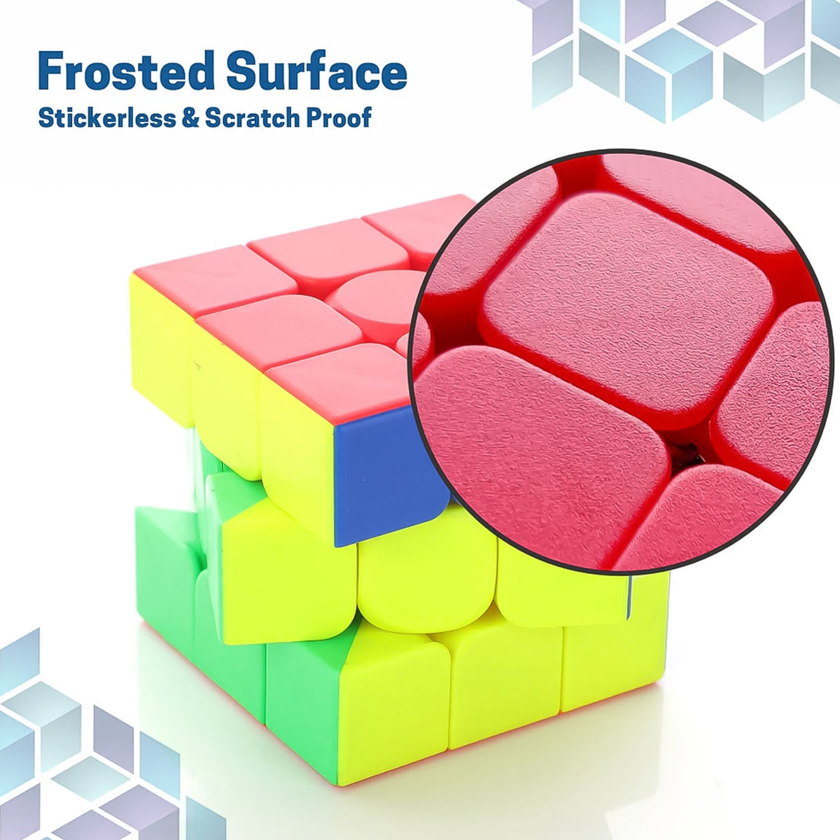 3x3 Stickerless Speed Cube