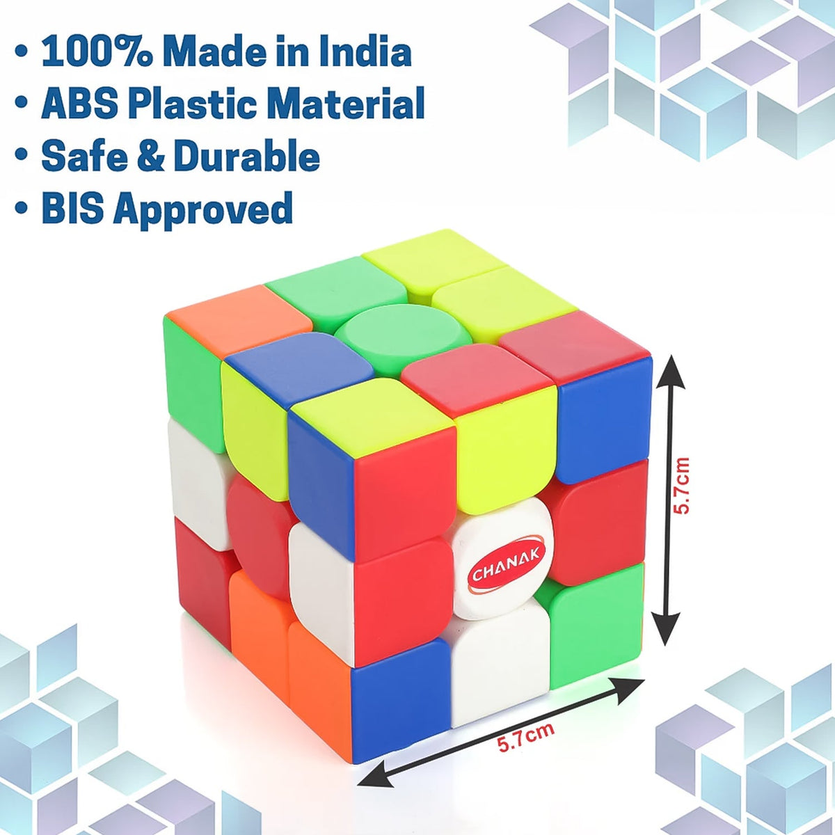 3x3 Stickerless Speed Cube