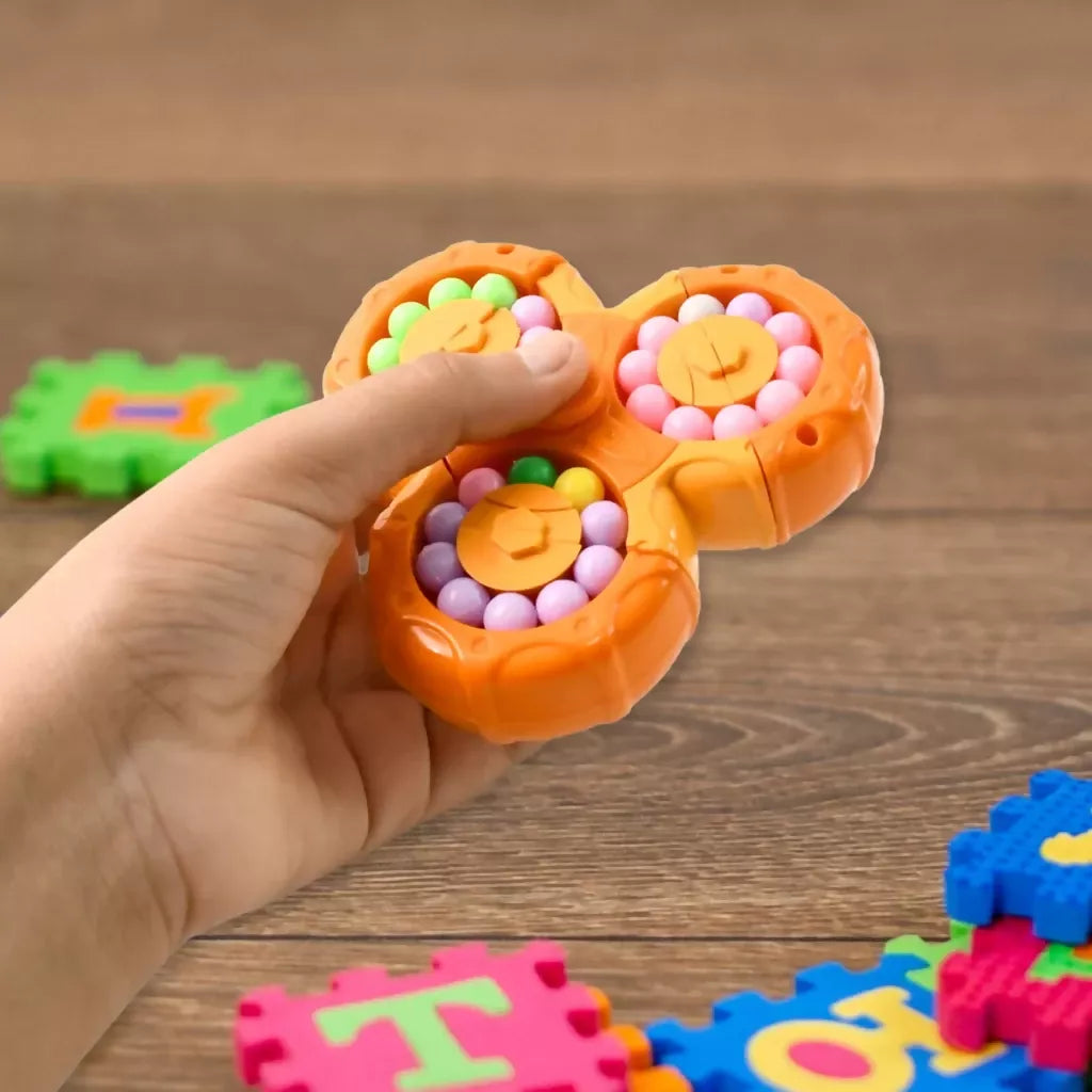 3-Wheel Spinning Bead Puzzle