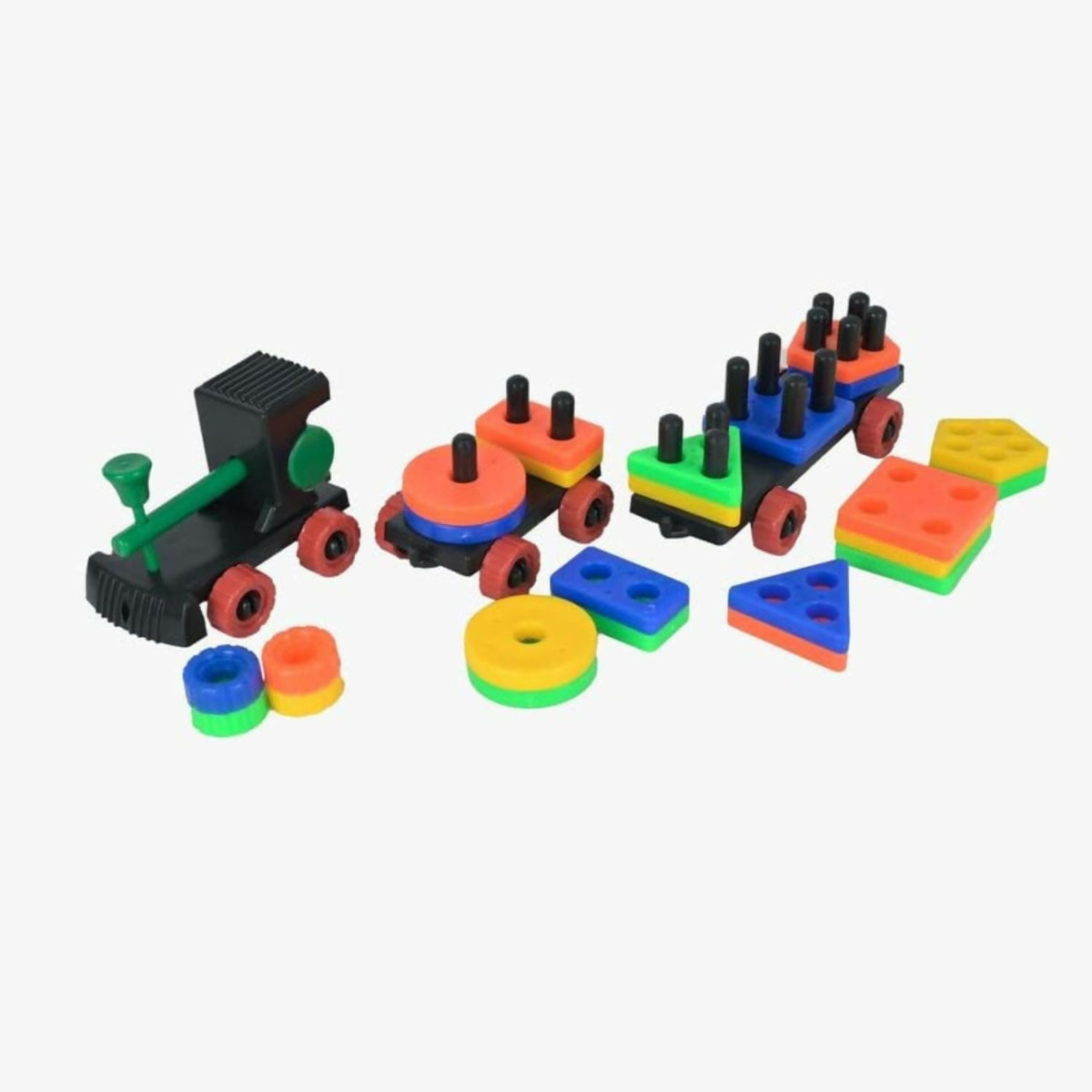Rainbow Shape Sorter Train