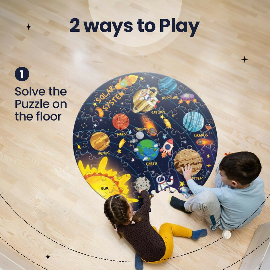 Solar System Floor Puzzle (39 Pieces)