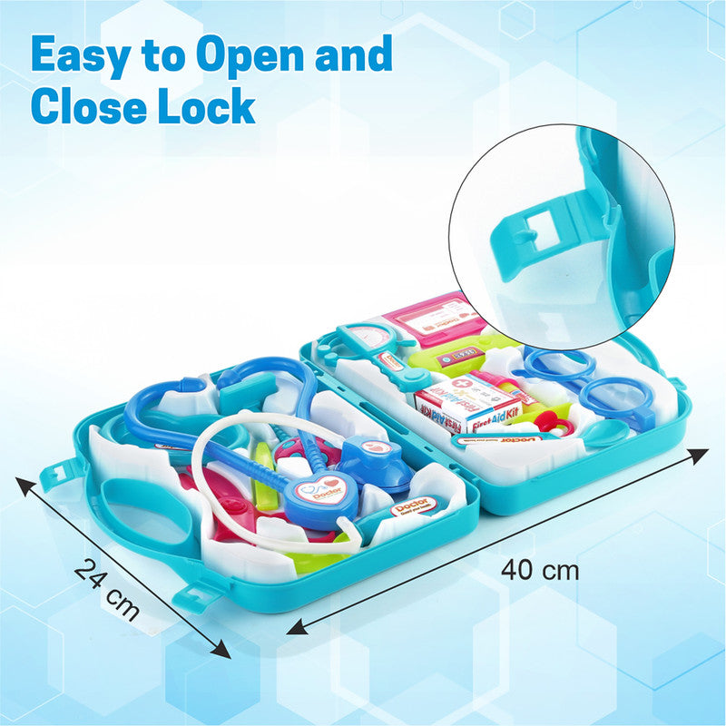 Kids Doctor Play Kit with Carry Case (15 Tools)