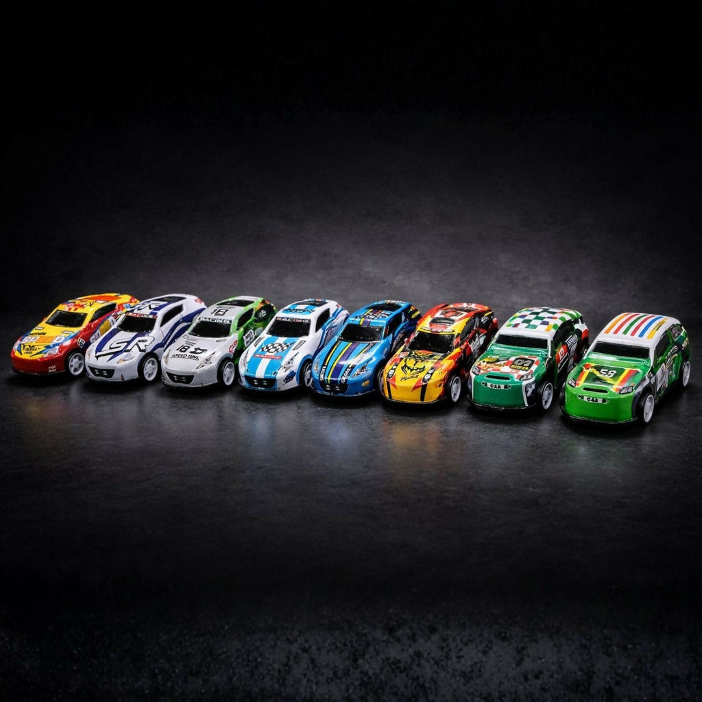 Metal Pull-Back Racing Cars (10-Piece Set)
