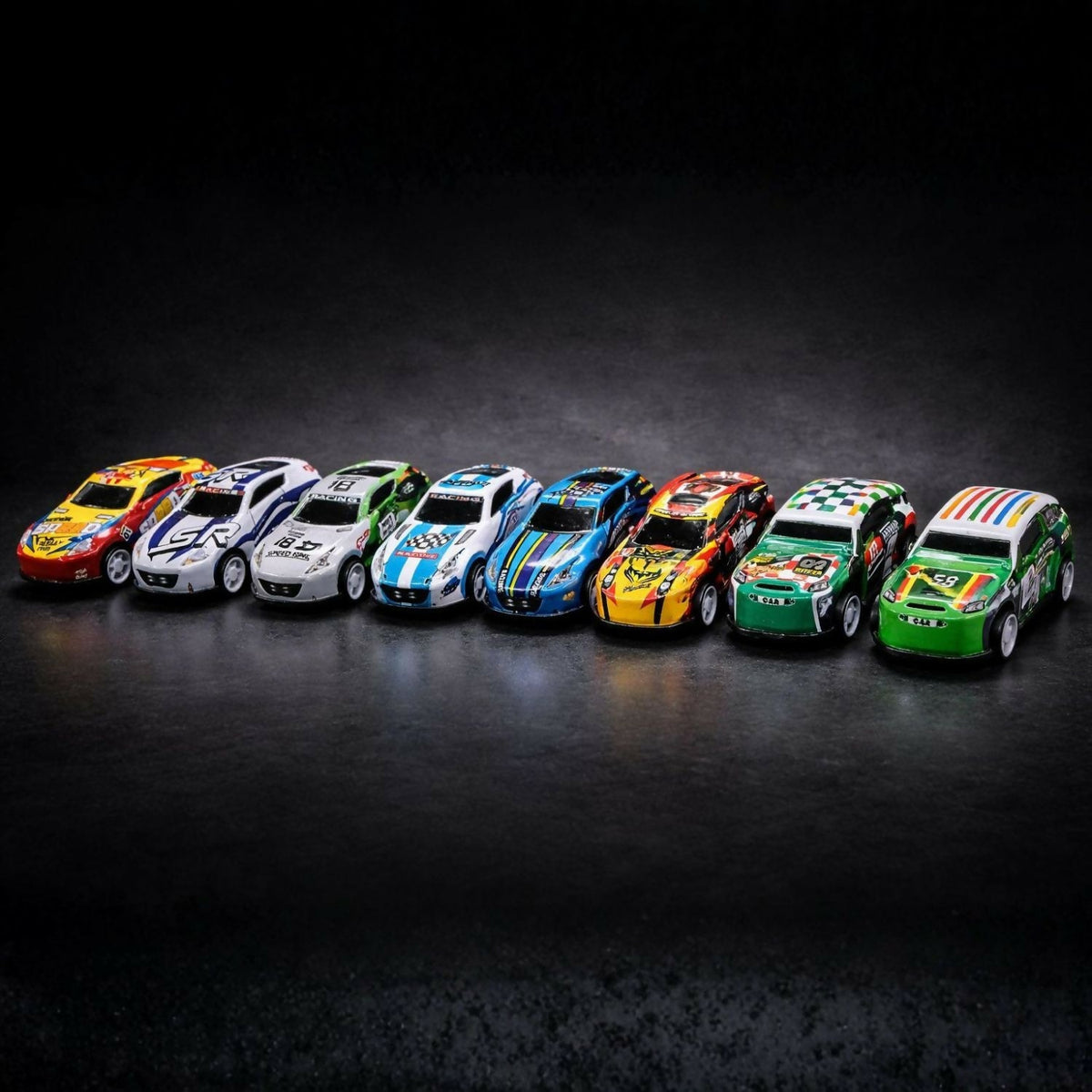 Metal Pull-Back Racing Cars (10-Piece Set)