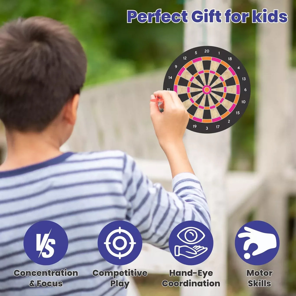 Magnetic Dartboard with 6 Darts
