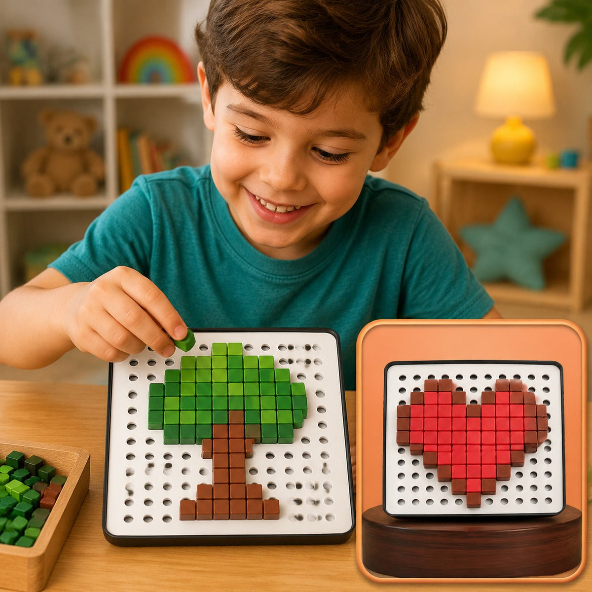Pixel Cubes Math & Brain Game