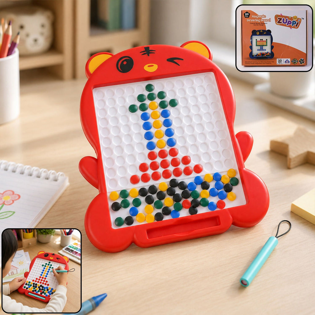 Magnetic Bead Drawing Board – Pixel Art (80 Beads)