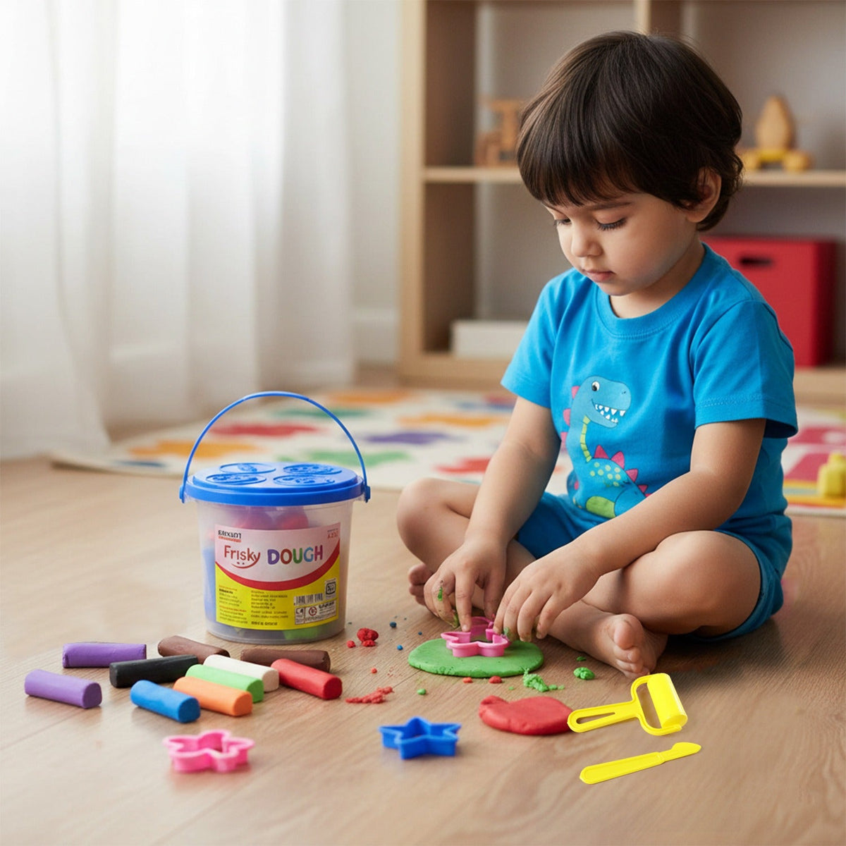 Creative Clay Play Set – 10 Colours & Cutters