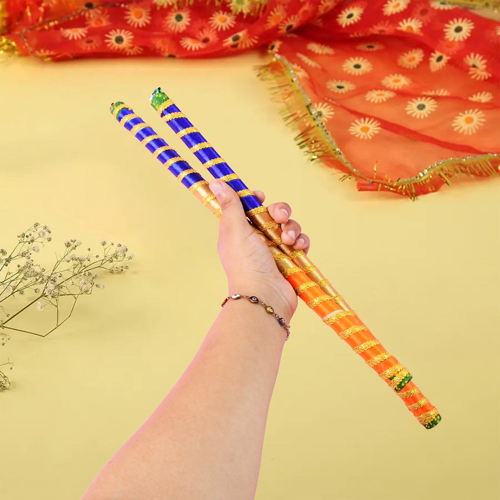 Decorative Dandiya Sticks (1 Pair)