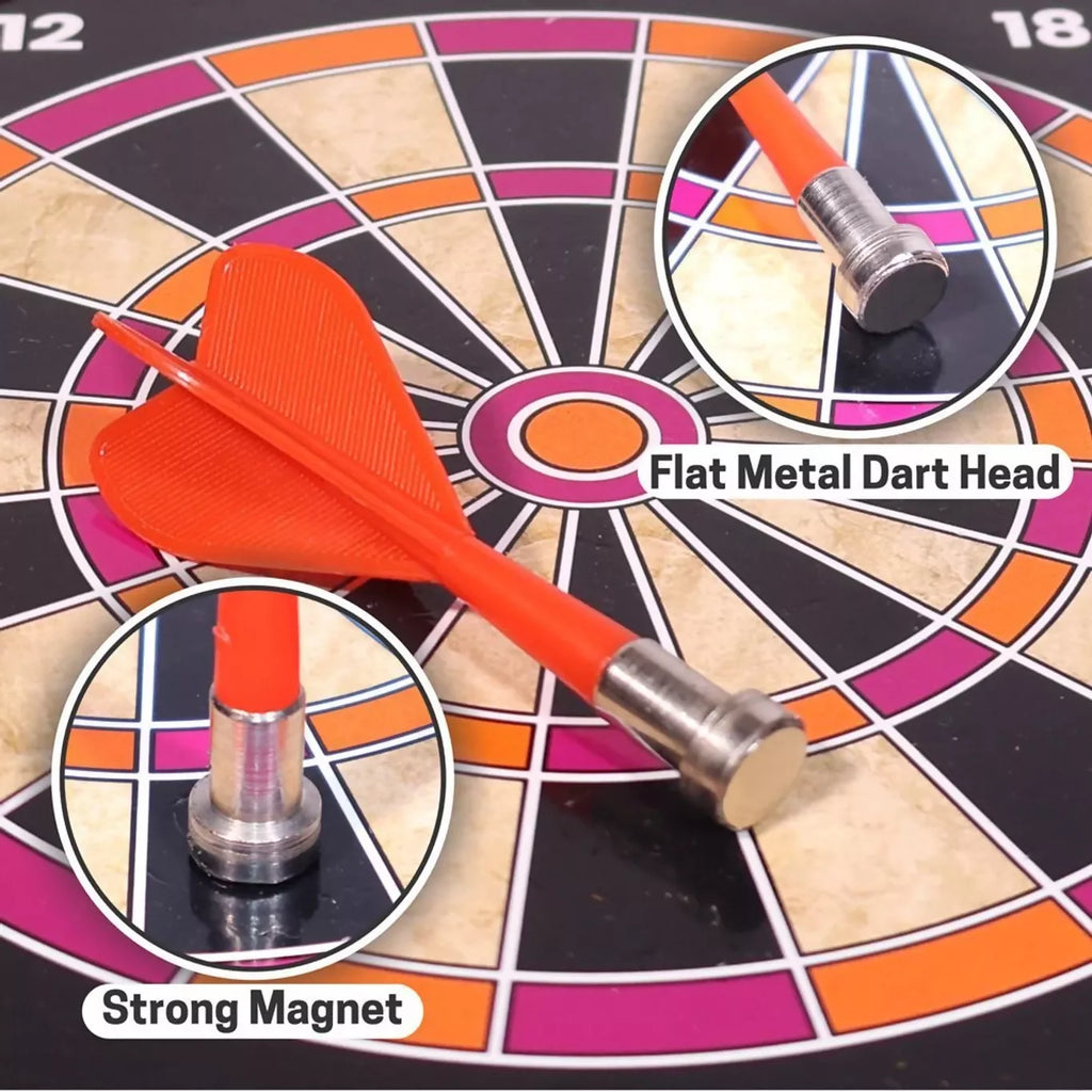 Magnetic Dartboard with 6 Darts