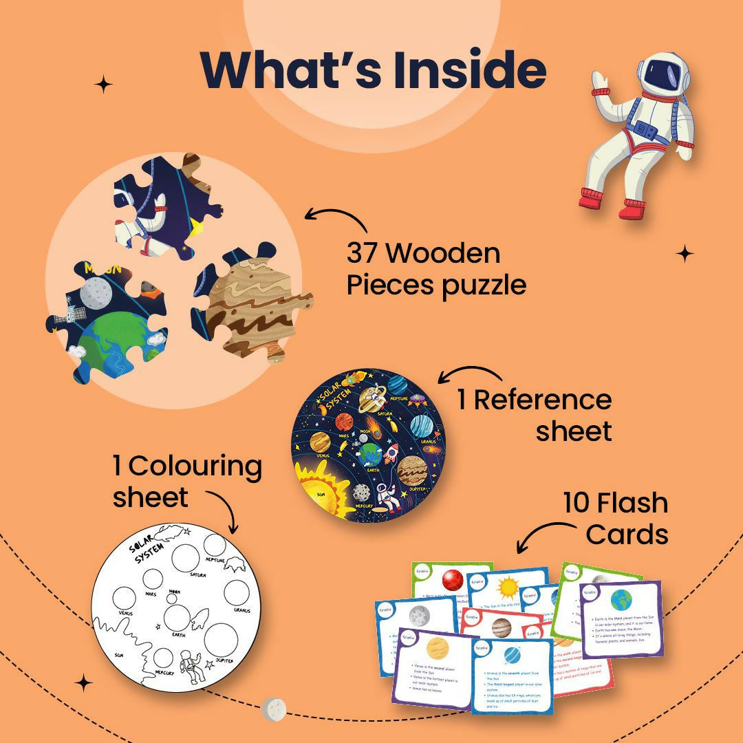 Solar System Floor Puzzle (39 Pieces)