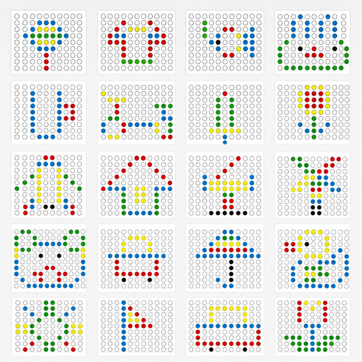 Magnetic Bead Drawing Board – Pixel Art (80 Beads)
