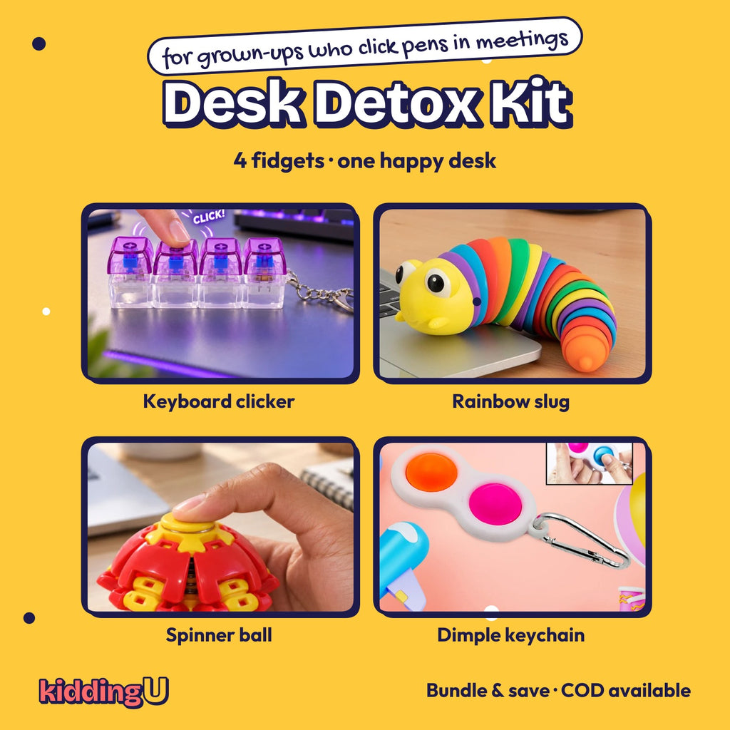 Desk Detox Kit (4 Fidgets for Grown-Ups)