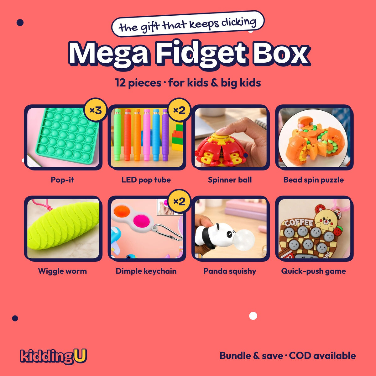 Mega Fidget Box (12 Pieces)
