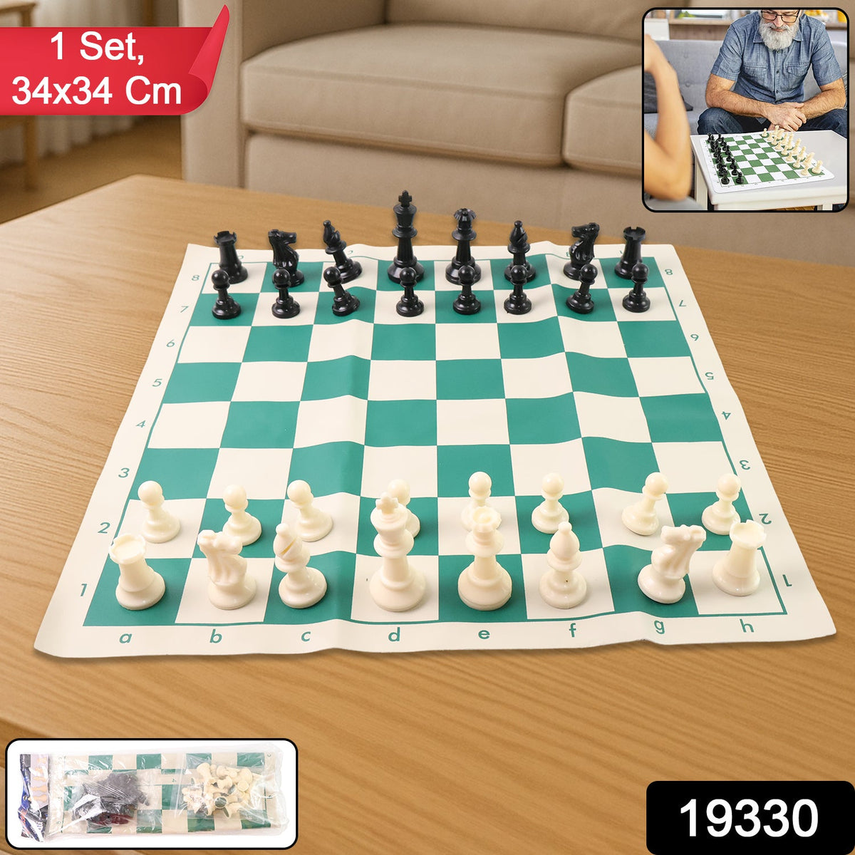 Foldable Travel Chess Set